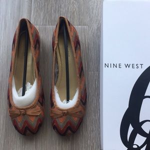 Nine West Chevron Flats